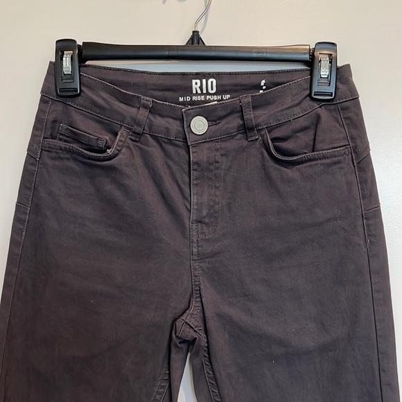 Mid Rise Booty Lifting Pants by Rio - Picture 2 of 7